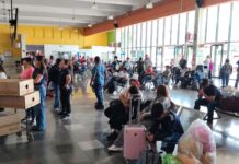 Abarrotan vacacionistas Central de Autobuses de Saltillo este Jueves Santo