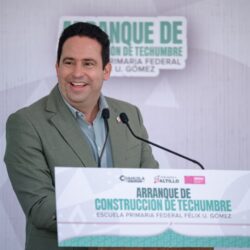 Arranca Javier Díaz construcción de techumbre en escuela de La Herradura III3