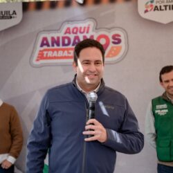 Arranca Javier Díaz más obras sociales en Saltillo