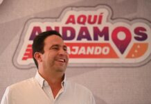 Arranca Javier Díaz rehabilitarán cancha de fútbol 7 en la colonia Morelos