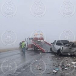 Carambola en la carretera 57 deja cinco lesionados y caos vial en Arteaga5
