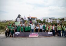 Cumple Javier Díaz en Hacienda Narro; arranca construcción de puente peatonal