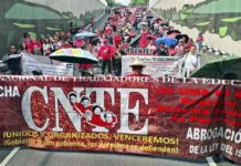 Define CNTE ruta de protesta para el Mundial