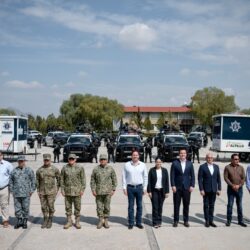 Entrega Javier Díaz patrullas y equipo de seguridad por más de 47 MDP