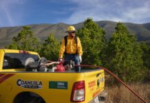 Evitaron lluvias y pronta respuesta incendios forestales en Semana Santa en Coahuila