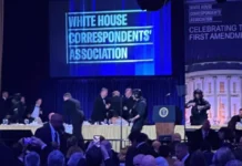 Exige Trump su salón de baile en Casa Blanca tras tiroteo