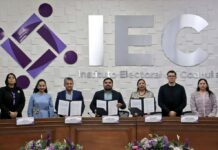 Firman convenio IEC, Poder Judicial y Tribunal Electoral de Coahuila para garantizar aplicación de la «3 de 3 contra la violencia» en candidaturas