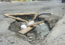 Hundimiento en colonia Valle Poniente genera riesgo; Ayuntamiento alista intervención