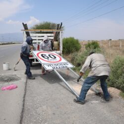 Intensifica Saltillo jornada integral de limpieza y mejora vial en la carretera a General Cepeda2
