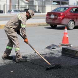 Intensifica Saltillo rehabilitación de asfalto en periférico LEA2