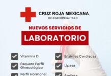 Invita Cruz Roja a saltillenses a aprovechar nuevos servicios de laboratorio