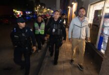 Realizan operativo coordinado en bares y restaurantes de la zona centro