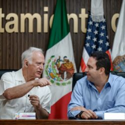 Refrendan hermanamiento Alcalde Javier Díaz y Mayor de Austin Kirk Watson