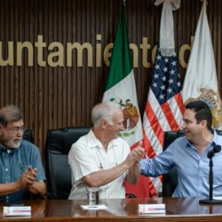 Refrendan hermanamiento Alcalde Javier Díaz y Mayor de Austin Kirk Watson1
