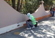 Rehabilita Gobierno de Saltillo plaza pública de la colonia María de León