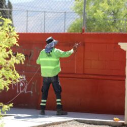 Rehabilita Gobierno de Saltillo plaza pública de la colonia María de León1