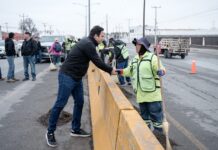 Supervisa Javier Díaz cuadrillas de “Aquí Andamos”