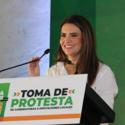 Va Claudia Garza por el Distrito 03; rinde protesta en Consejo Político1