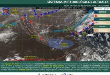 Alerta por lluvias intensas y vientos fuertes en Coahuila