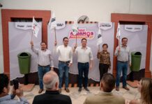 Arranca Javier Díaz rehabilitación de banquetas en Centro Histórico