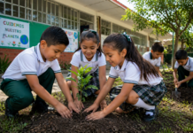 Buscan crear “mini bosques” en escuelas de Saltillo