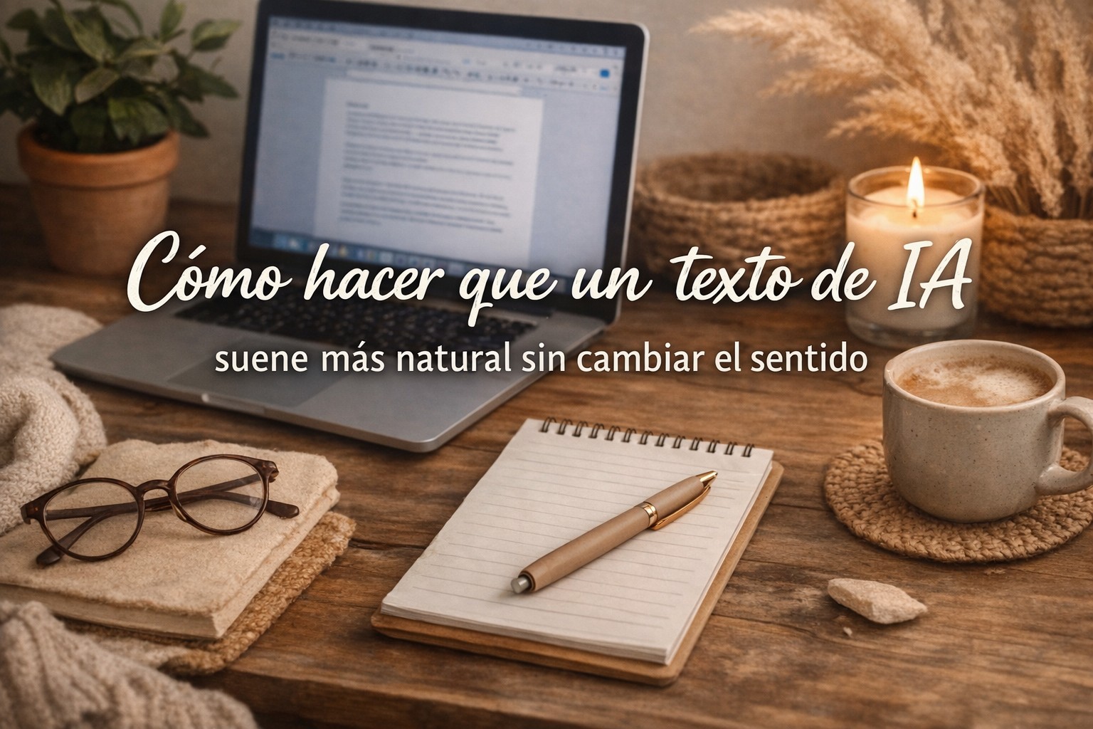 Cómo hacer que un texto de IA suene más natural sin cambiar el sentido