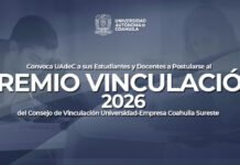Convoca UA de C a postularse al Premio Vinculación 2026 del Consejo de Vinculación Universidad-Empresa Coahuila Sureste