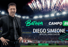 El legendario entrenador Diego Simeone se une a CampoBet México como embajador