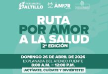 Invitan a familias saltillenses a la Ruta por Amor a la Salud