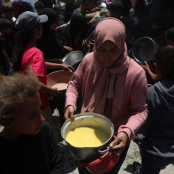 MEDIO ORIENTE-CIUDAD DE GAZA-COMIDA GRATUITA