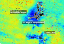 La NASA confirma con imágenes satelitales que la CDMX se hunde 2 cm al mes