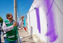 Lleva Tomás Gutiérrez programa “Enchúlame la Casa” a colonias de Ramos Arizpe