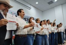 Se registran en Saltillo aspirantes a candidatos del PRI a las diputaciones locales