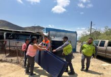 Se entregaron diferentes apoyos a familias de esta comunidad