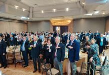 Visita Saltillo Francesco Arezzo, presidente de Rotary International