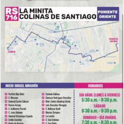 Arranca el miércoles 6 de mayo la nueva ruta alimentadora RS-716