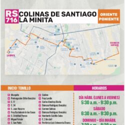 Arranca el miércoles 6 de mayo la nueva ruta alimentadora RS-7161