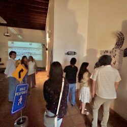 Arte y movilidad; estudiantes de la UAdeC visibilizan retos del peatón en Saltillo1