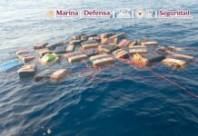 Asegura Marina 2.1 toneladas de cocaína en el mar