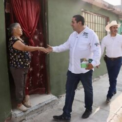 Chema Morales lleva propuestas de seguridad y apoyo social a colonias y ejidos de Arteaga