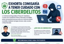 Exhorta Comisaría a tener cuidado con los ciberdelitos