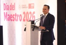 Inician los festejos del día del maestro en Coahuila