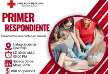 Invita Cruz Roja Saltillo a su curso de Primer Respondiente “Actúa, Ayuda, Salva” este 30 de mayo
