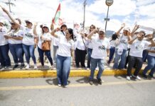 Se ‘pintan de PRI’ cruceros de Saltillo