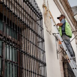 Supervisan rehabilitación de banquetas en Centro Histórico3