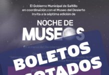 Agotan saltillenses boletos para la “Noche de Museos” en el Museo del Desierto