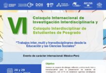 Celebra CEII de la UA de C VI Coloquio Internacional de Investigación Interdisciplinaria
