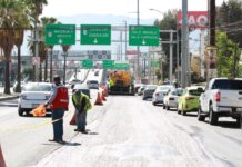 Exhorta Saltillo a automovilistas a tomar precauciones debido a los trabajos en el periférico LEA