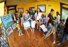 Exponen arte infantil en la Presidencia Municipal de Ramos Arizpe