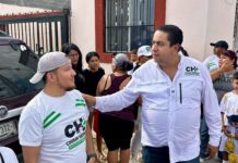“Hacer que las cosas sucedan”, destaca Chema Morales en recorrido por la colonia Parajes de los Pinos